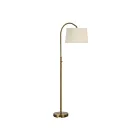 Renwil LPF3172 Moulton 150W Laiton antique brossé foncé Lampadaire