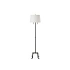 Renwil LPF3195 Ruslur 2-luminaires 60W Noir mat revêtu par poudre Incandescente/LED Lampe sur pied