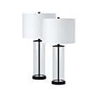 Set de lampes à poser Renwil Desdemona LPT1235-SET2 200W 2-Lumières Noir mat