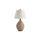 Renwil LPT1325 Cebada 150W Peint en beige texturé Lampe de table