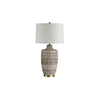 Renwil LPT1327 Charlize 150W Peint en beige et lavé Lampe de table
