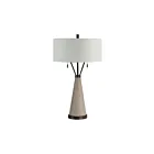 Renwil LPT1333 Lourdes 100W Peint en beige Lampe de table