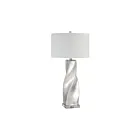 Renwil LPT1336 Lyons 150W Argent Mercure craquelé Lampe de table