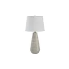Renwil LPT1344 Pera 150W Gris et ivoire glacé Lampe de table