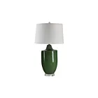 Renwil LPT1348 Pesca 150W Vert olive craquelé glacé Lampe de table