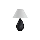Renwil LPT1366 Sotiria 1-luminaire 100W Noir mat peint Incandescente/LED Lampe de table
