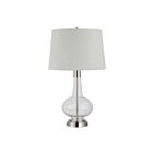 Renwil LPT1373EV Lya 1-luminaire 150W Verre transparent Incandescente/LED Lampe de table