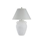 Renwil LPT1381EV Aloria 1-luminaire 150W Blanc cassé peint à la main Incandescente/LED Lampe de table