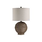 Renwil LPT1385EV Malya 1-luminaire 150W Brun texturé peint à la main Incandescente/LED Lampe de table