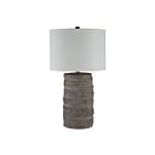 Renwil LPT1386EV Whalen 1-luminaire 150W Gris charbon chaud peint à la main Incandescente/LED Lampe de table