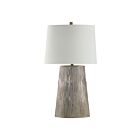 Renwil LPT1398EV Calma 1-luminaire 100W Roche grise peinte à la main Incandescente/LED Lampe de table