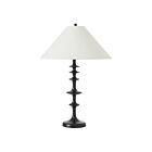 Renwil LPT1429 Petrus 1-luminaire 100W Noir mat revêtu par poudre Incandescente/LED Lampe de table
