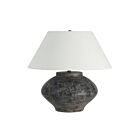 Renwil LPT1452 Patina 1-luminaire 15W Charbon et beige vieilli LED Lampe de table
