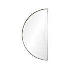 Renwil MT2063 Halfmoon Laiton satiné Miroir de courtoisie