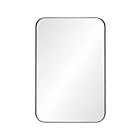 Renwil MT2533 Glencoe Noir mat poudré Miroir de courtoisie
