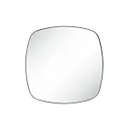 Renwil MT2534 Sparti Noir mat Miroir de courtoisie