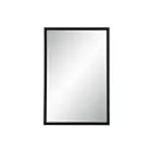 Renwil MT2628 Lausanne Revêtement en poudre noir mat Miroir de courtoisie