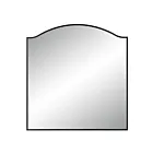 Renwil MT2642 Bandon Noir mat poudré Miroir de courtoisie