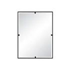 Renwil MT2669 Marco Revêtement en poudre noir mat Miroir de courtoisie