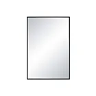 Renwil MT2673 Gasel Revêtement en poudre noir mat Miroir de courtoisie