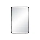 Renwil MT2674 Jorah Revêtement en poudre noir mat Miroir de courtoisie
