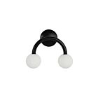 Renwil WS171 Santo 2-luminaires 3.5W Noir mat revêtu par poudre LED Applique murale d'intérieur