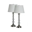 Lampe de table Renwil Venezia JONL012 100W fonte - plaqué nickel satiné