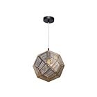Plafonnier Renwil Skars LPC139 40W fonte - poli