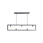 Plafonnier Renwil Vera LPC4067 60W fonte - enduit de poudre noire