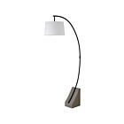 Lampe sur pied Renwil Weymouth LPF3123 100W enduit de poudre noire mat