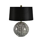 Lampe de table Renwil Milka LPT1160 100W céramique - crème et noir