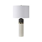 Lampe de table Renwil Kaitlyn LPT1183 100W blanc et moucheté noir