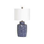 Lampe de table Renwil Beryl LPT590 100W bleu et blanc