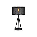 Lampe de table Renwil Livingstone LPT594 100W enduit de poudre noire