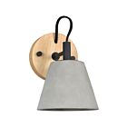 Applique murale Renwil Turtle WS048 40W texturé enduit de poudre noire