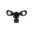 Lumière de sécurité LED à double tête Satco 65-715 20W noir