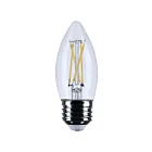 Ampoule LED transparente B11 Satco S21286 4W 4000K