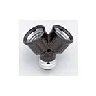 Douille simple à double en bakelite Satco S70-541