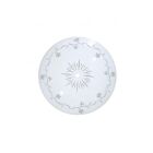 Abat-jour blanc rond en verre Satco 50-194