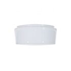 Verre à tambour blanc pulvérisé Satco 50-334