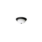 Plafonnier Satco 60-128 2-Lumières 60W Noir mat