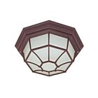 Plafonnier en cage d'araigné Nuvo Lighting 60-3451 1-Lumière 60W Bronze ancien