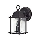 Lanterne murale d'extérieur en forme de cube Nuvo Lighting 60-3465 1-Lumière 60W Noir texturé