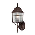 Lanterne murale d'extérieur Nuvo Lighting 60-3478 Adams 1-Lumière 100W Bronze rustique