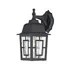 Lanterne murale d'extérieur Nuvo Lighting 60-3486 Banyan 1-Lumière 100W Noir texturé