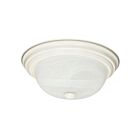 Plafonnier Nuvo Lighting 60-6004 2-Lumières 120W Blanc texturé