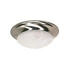 Plafonnier Nuvo Lighting 60-6009 1-Lumière 60W Nickel brossé