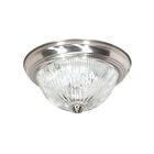 Plafonnier Nuvo Lighting 60-6024 2-Lumières 120W Nickel brossé