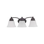 Vanité Nuvo Lighting 60-6087 Empire 3-Lumières 300W Bronze acajou