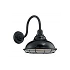 Grande applique murale d'extérieure Nuvo Lighting 60-7002 Newbridge 1-Lumière 60W Noir brillant